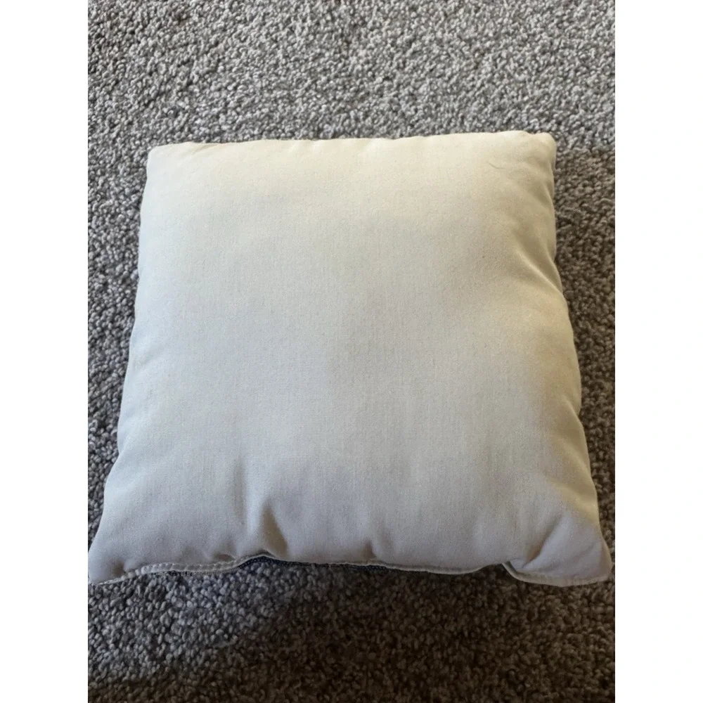English Dog In Garden Pillow 8x8